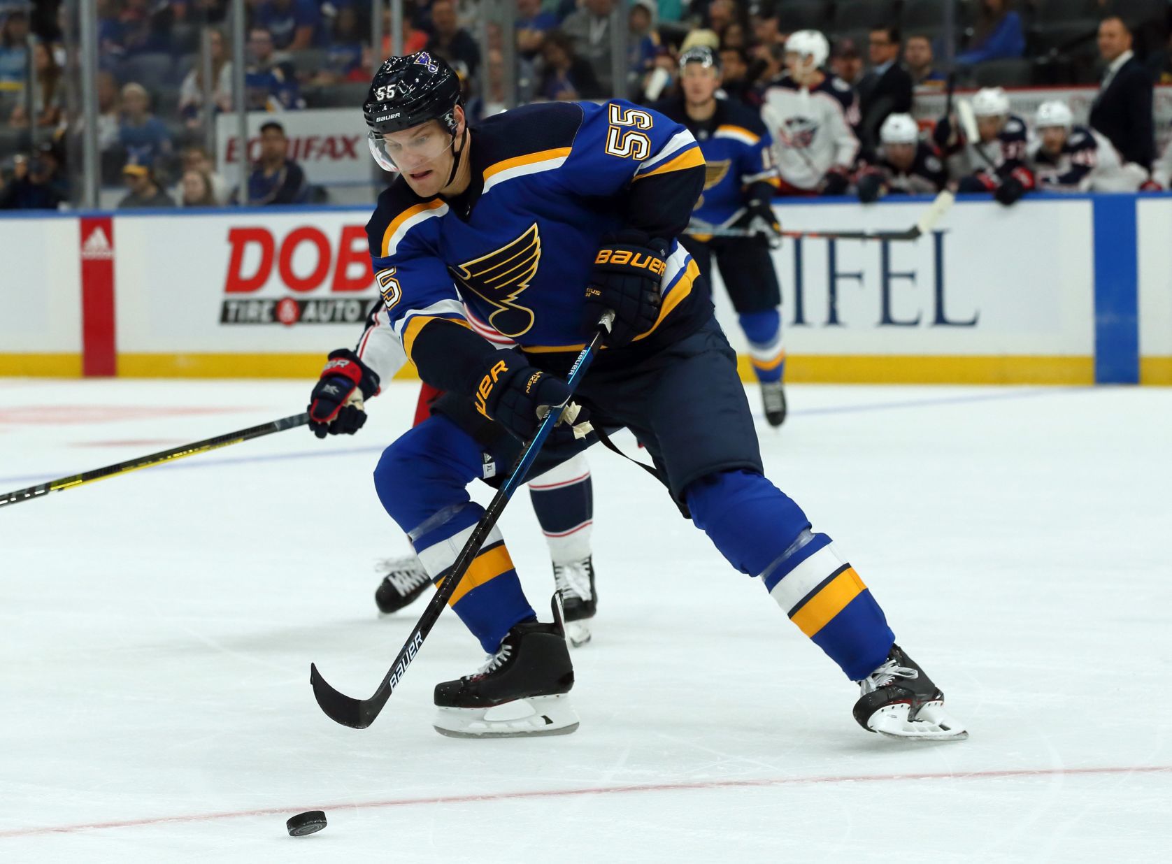Columbus Blue Jackets vs the St. Louis Blues, pre-season